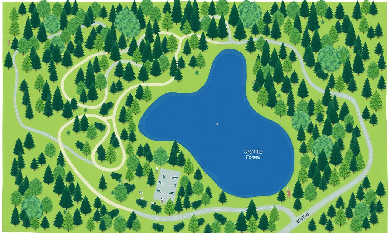 Plan d'accès du site de l'Auberderie